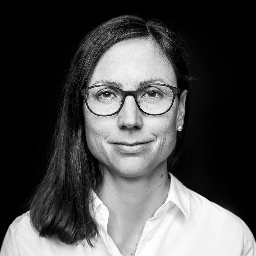 Schwarz-weiss Portrait von Petra Roost