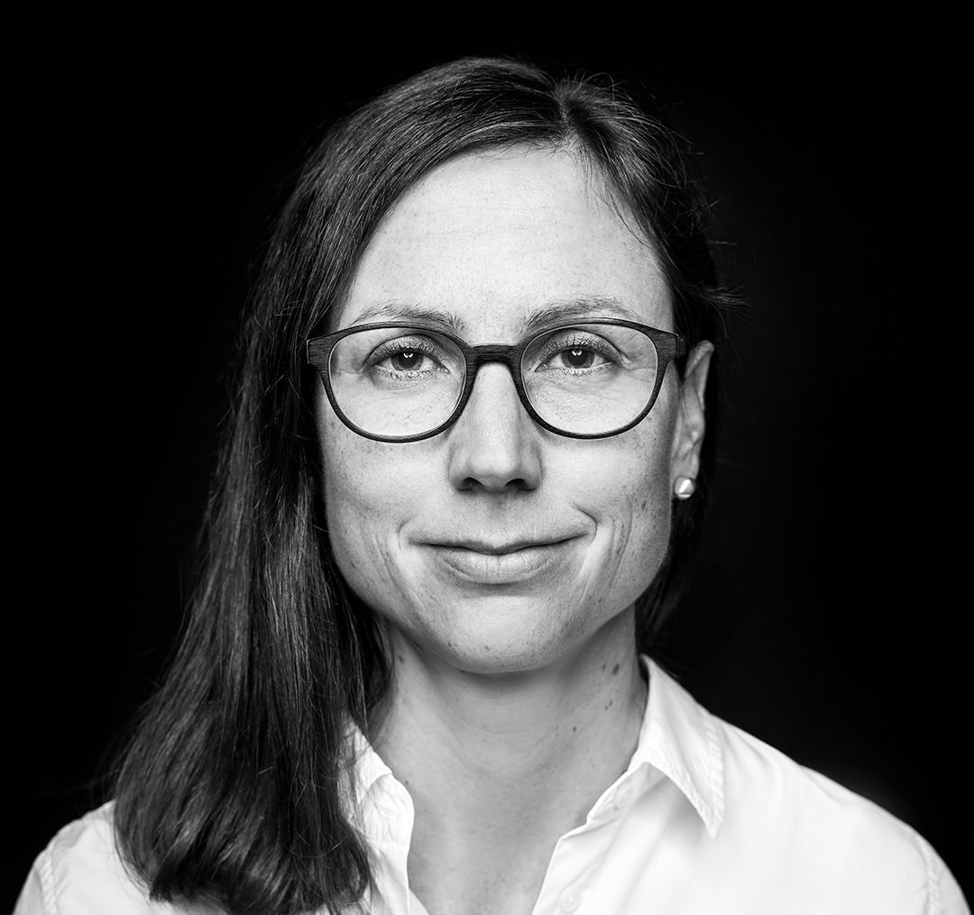 Schwarz-weiss Portrait von Petra Roost